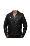 Jeffrey Dean Morgan The Walking Dead Negan Leather Jacket