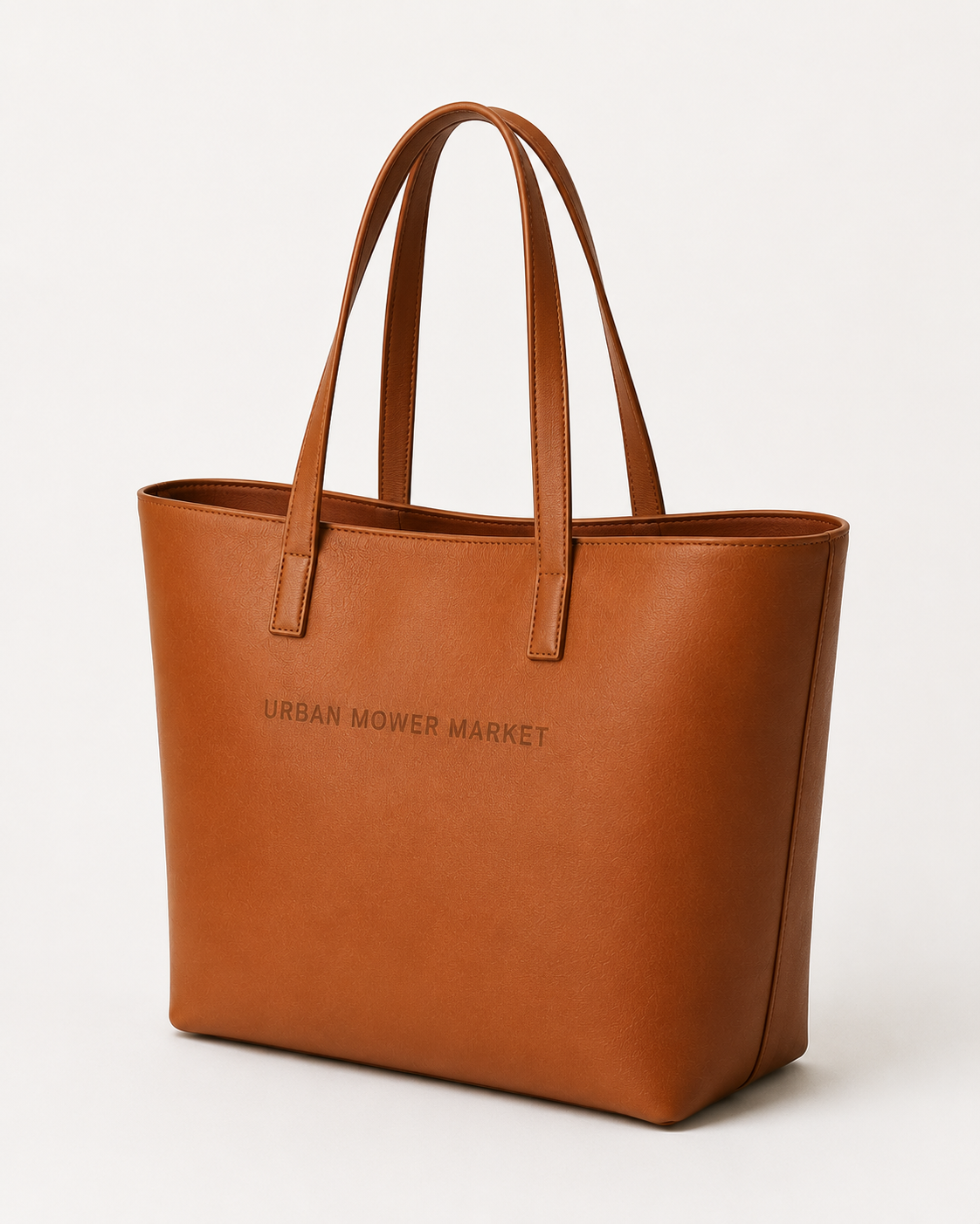 UrbanMowerMarket Brown Leather Tote Bag