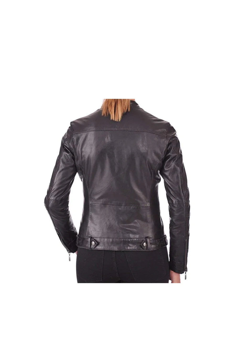 Women's Stylish Slim fit Jacket - Leather Biker Jacket Women
