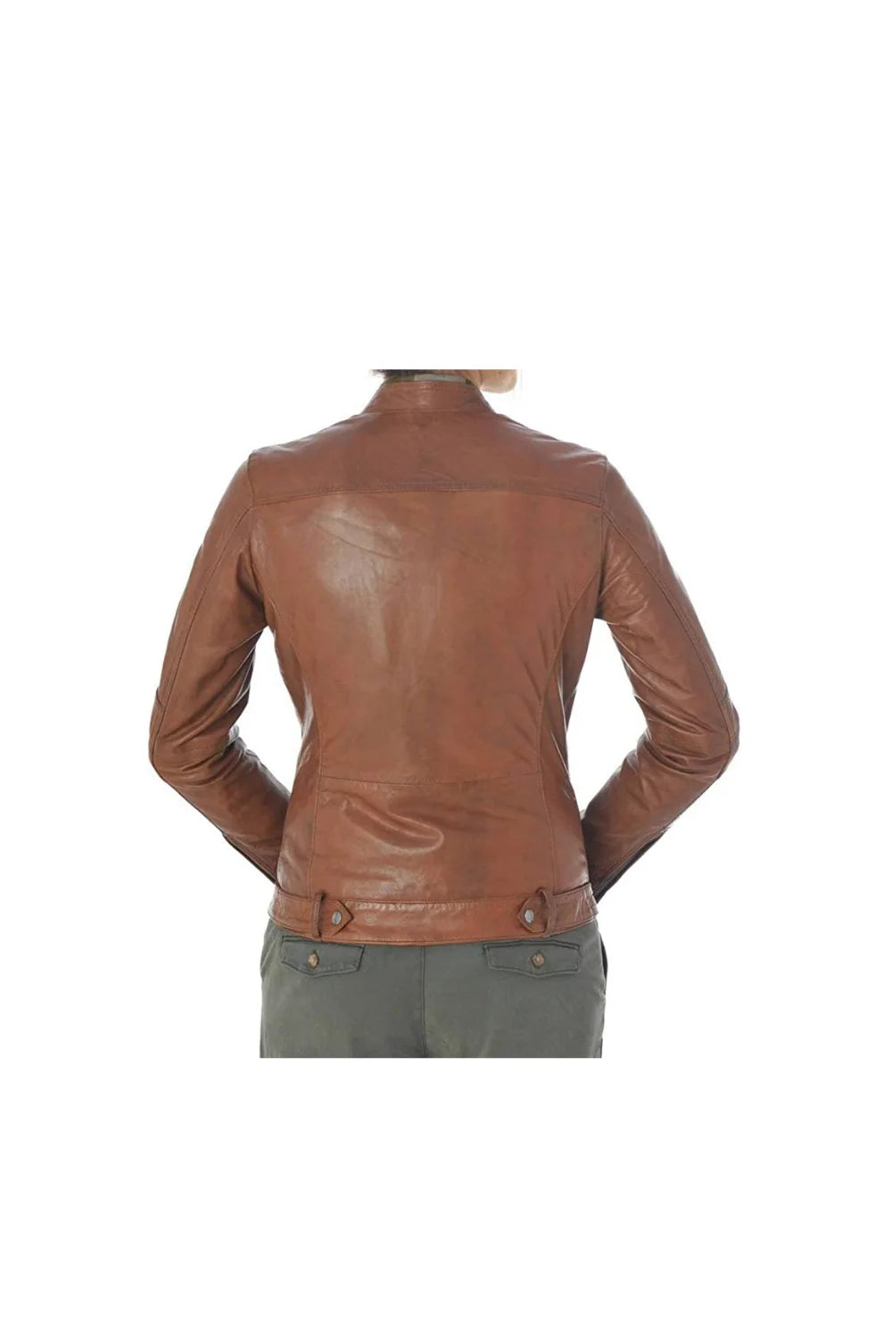 Women's Stylish Slim fit Jacket - Leather Biker Jacket Women