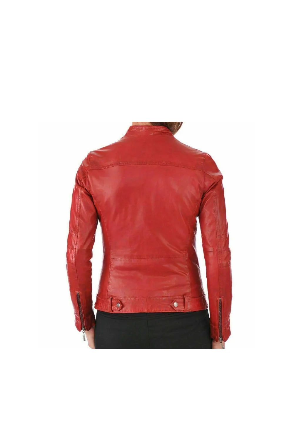 Women's Stylish Slim fit Jacket - Leather Biker Jacket Women